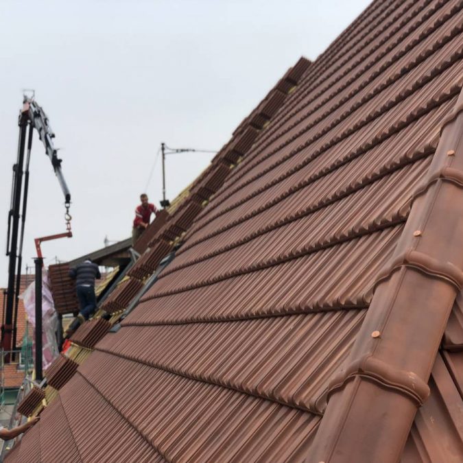 Levage pour la toiture Colmar